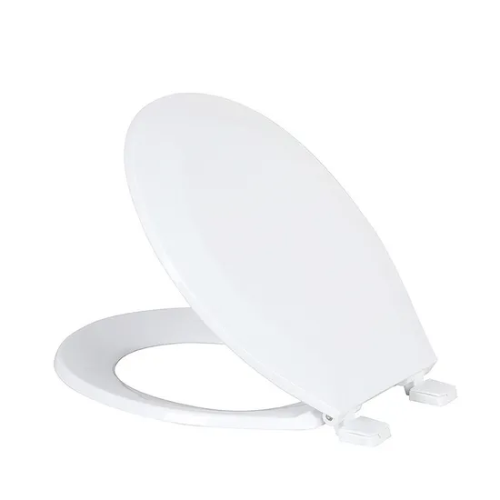 Coperchio per WC in plastica con chiusura ammortizzata, cerniera in plastica, fornitura di fabbrica