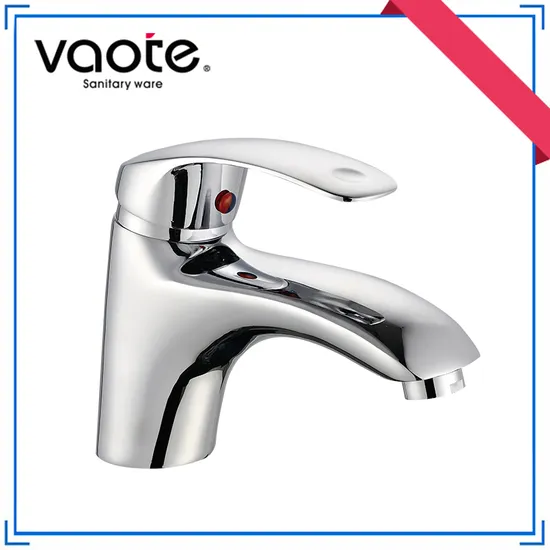 Miscelatore monocomando per lavabo cromato lucido di alta qualità (VT 10903Z)