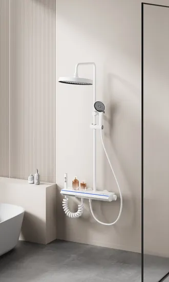 Sistema doccia a pioggia di lusso premium con 4 funzioni rilassanti