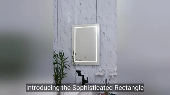 Specchio da bagno a LED innovativo per soluzioni eleganti di arredamento per la casa