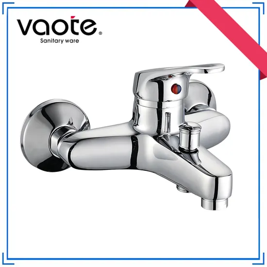 Rubinetto per vasca monocomando in ottone cromato dal design popolare (VT10401)
