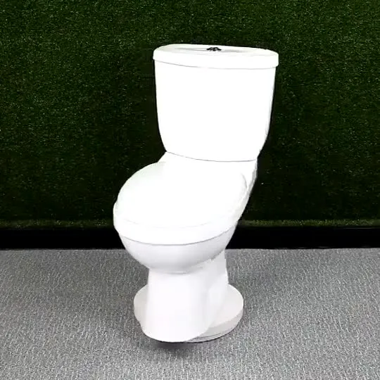 Prezzo competitivo Sanitari per bagno 2 pezzi in ceramica Twyford Wc WC per adulti